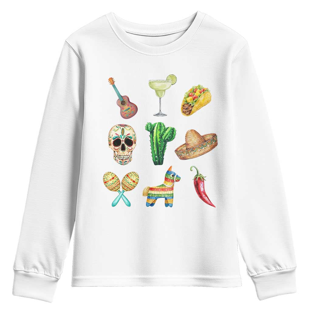 Cinco De Mayo Youth Sweatshirt Mexican Fiesta Party Celebration