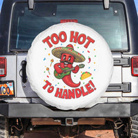 Funny Mexican Jalapeno Spare Tire Cover Too Hot To Handle Cinco De Mayo Party