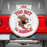 Funny Mexican Jalapeno Spare Tire Cover Too Hot To Handle Cinco De Mayo Party