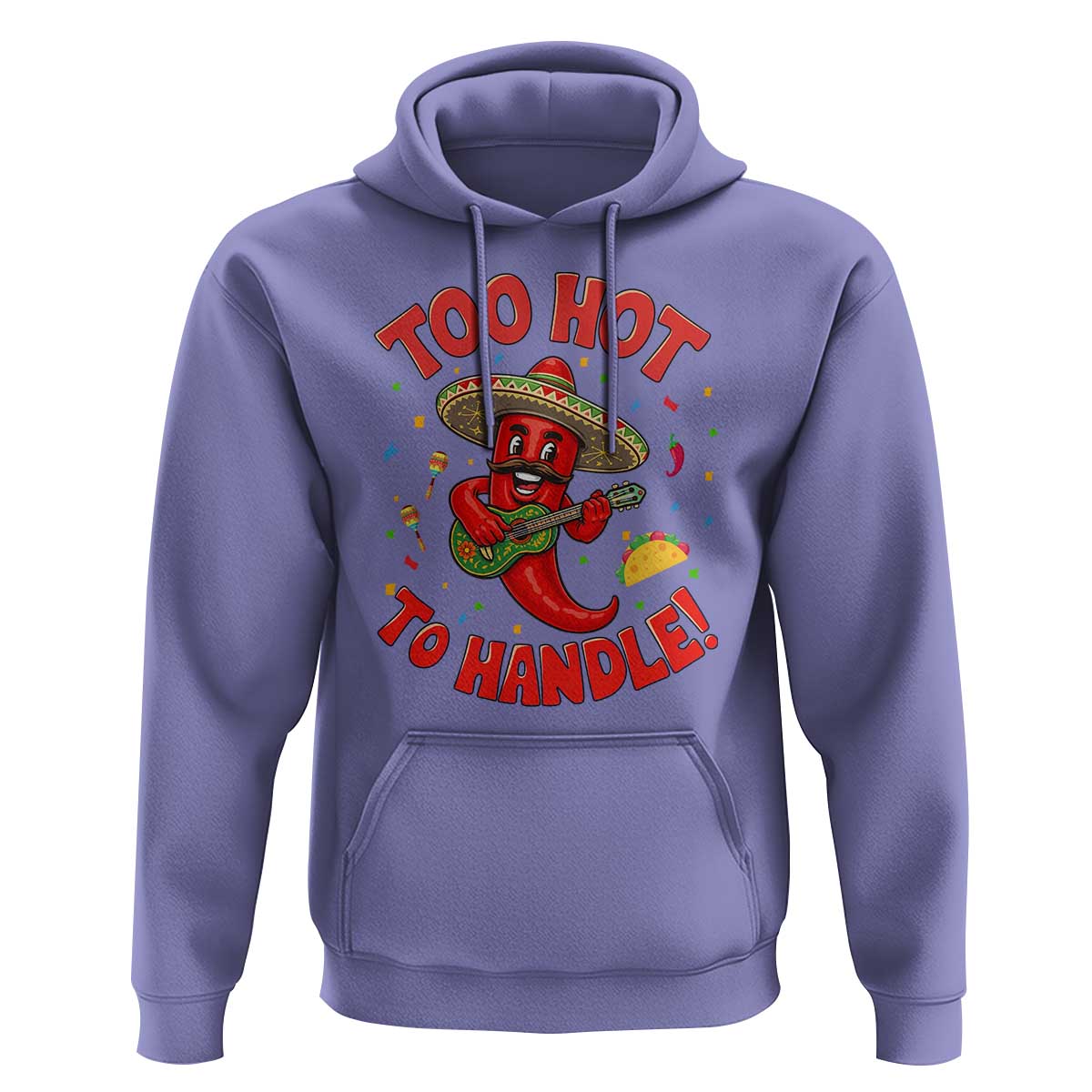 Funny Mexican Jalapeno Hoodie Too Hot To Handle Cinco De Mayo Party