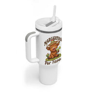 Funny Cinco De Mayo Highland Cow Tumbler With Handle Margaritas Por Favor