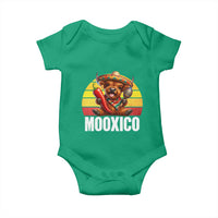 Funny Highland Cow MooXico Baby Onesie Cinco De Mayo Fiesta Party