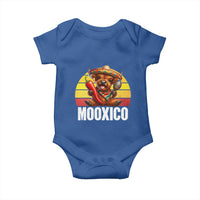 Funny Highland Cow MooXico Baby Onesie Cinco De Mayo Fiesta Party
