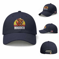 Funny Highland Cow MooXico Baseball Cap Cinco De Mayo Fiesta Party