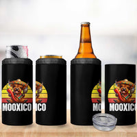 Funny Highland Cow MooXico 4 in 1 Can Cooler Tumbler Cinco De Mayo Fiesta Party