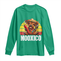 Funny Highland Cow MooXico Long Sleeve Shirt Cinco De Mayo Fiesta Party