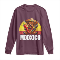 Funny Highland Cow MooXico Long Sleeve Shirt Cinco De Mayo Fiesta Party