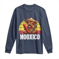 Funny Highland Cow MooXico Long Sleeve Shirt Cinco De Mayo Fiesta Party
