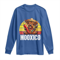 Funny Highland Cow MooXico Long Sleeve Shirt Cinco De Mayo Fiesta Party