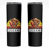 Funny Highland Cow MooXico Skinny Tumbler Cinco De Mayo Fiesta Party