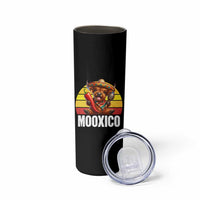 Funny Highland Cow MooXico Skinny Tumbler Cinco De Mayo Fiesta Party