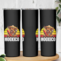 Funny Highland Cow MooXico Skinny Tumbler Cinco De Mayo Fiesta Party