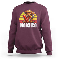 Funny Highland Cow MooXico Sweatshirt Cinco De Mayo Fiesta Party