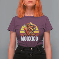 Funny Highland Cow MooXico T Shirt For Women Cinco De Mayo Fiesta Party