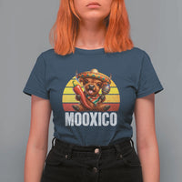 Funny Highland Cow MooXico T Shirt For Women Cinco De Mayo Fiesta Party