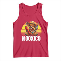Funny Highland Cow MooXico Tank Top Cinco De Mayo Fiesta Party