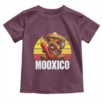 Funny Highland Cow MooXico Toddler T Shirt Cinco De Mayo Fiesta Party
