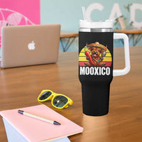 Funny Highland Cow MooXico Tumbler With Handle Cinco De Mayo Fiesta Party