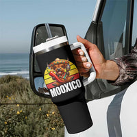 Funny Highland Cow MooXico Tumbler With Handle Cinco De Mayo Fiesta Party