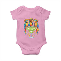 Cinco De Mayo Summer Party Baby Onesie Funny Parrots Drinking Margaritas