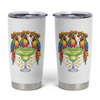 Cinco De Mayo Summer Party Tumbler Cup Funny Parrots Drinking Margaritas