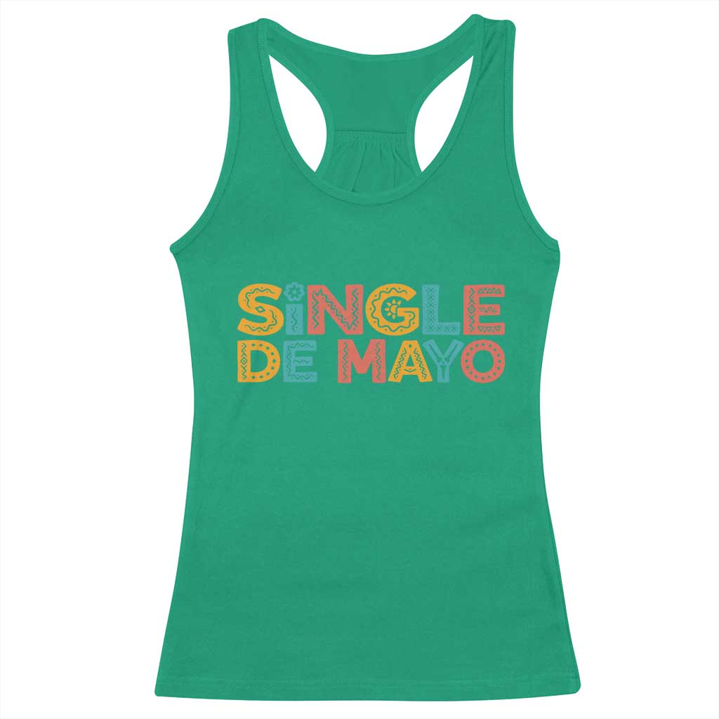 Mexican Fiesta Party Gift Racerback Tank Top Single De Mayo