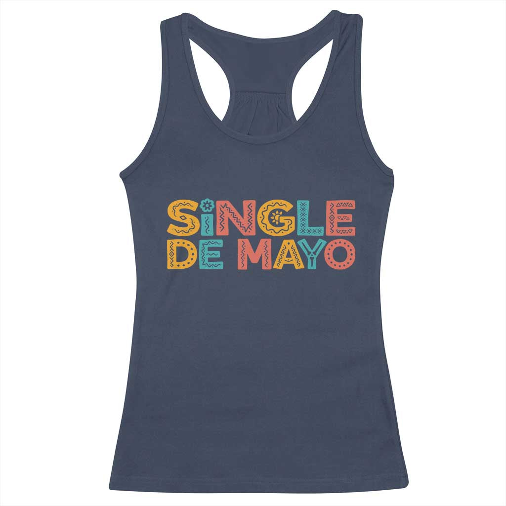 Mexican Fiesta Party Gift Racerback Tank Top Single De Mayo