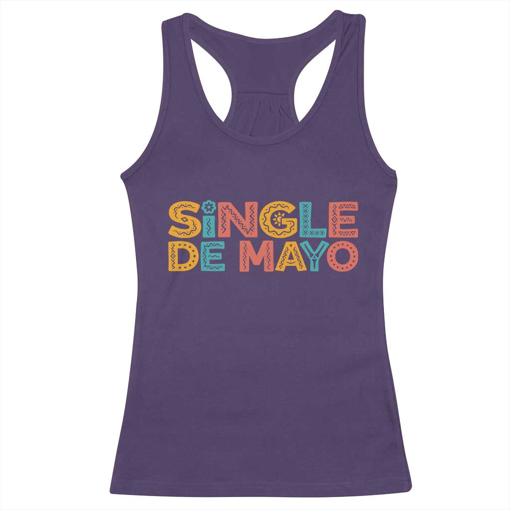 Mexican Fiesta Party Gift Racerback Tank Top Single De Mayo