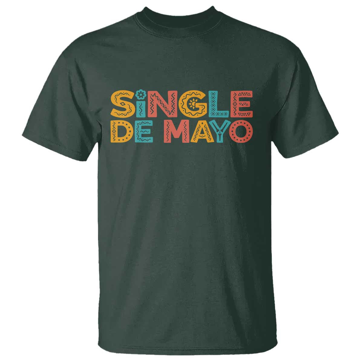 Mexican Fiesta Party Gift T Shirt Single De Mayo