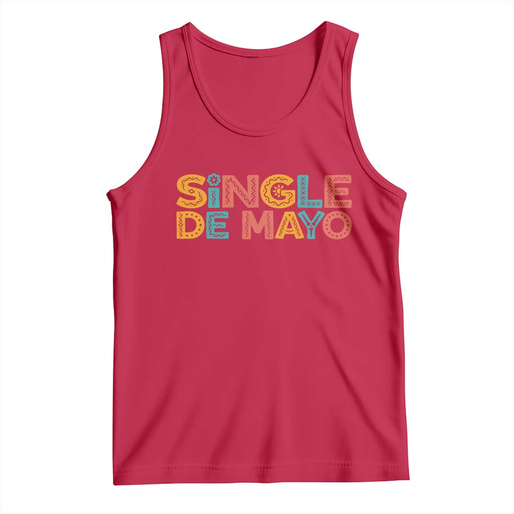 Mexican Fiesta Party Gift Tank Top Single De Mayo