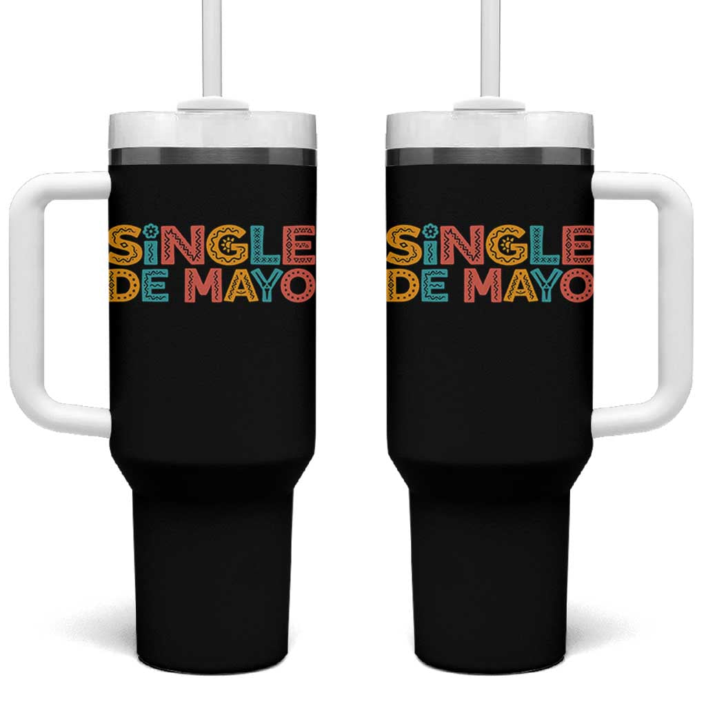 Mexican Fiesta Party Gift Tumbler With Handle Single De Mayo