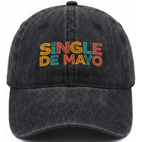 Mexican Fiesta Party Gift Washed Cotton Baseball Cap Single De Mayo