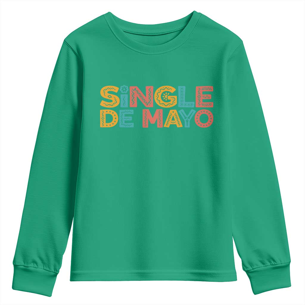 Mexican Fiesta Party Gift Youth Sweatshirt Single De Mayo