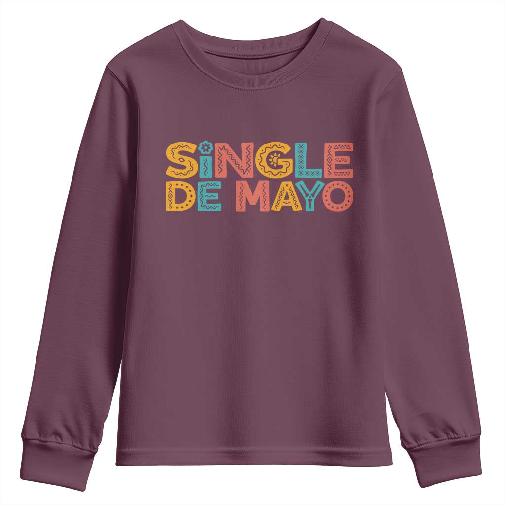 Mexican Fiesta Party Gift Youth Sweatshirt Single De Mayo