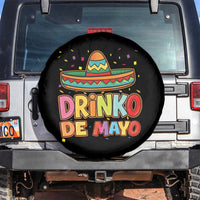Funny Cinco De Mayo Day Drinking Fiesta Party Spare Tire Cover Drinko De Mayo
