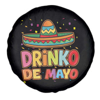 Funny Cinco De Mayo Day Drinking Fiesta Party Spare Tire Cover Drinko De Mayo