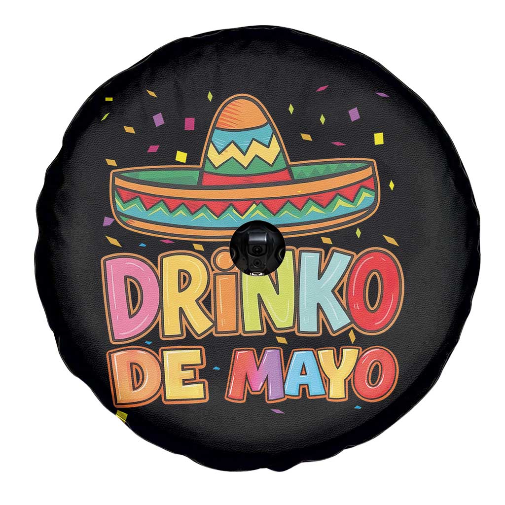 Funny Cinco De Mayo Day Drinking Fiesta Party Spare Tire Cover Drinko De Mayo