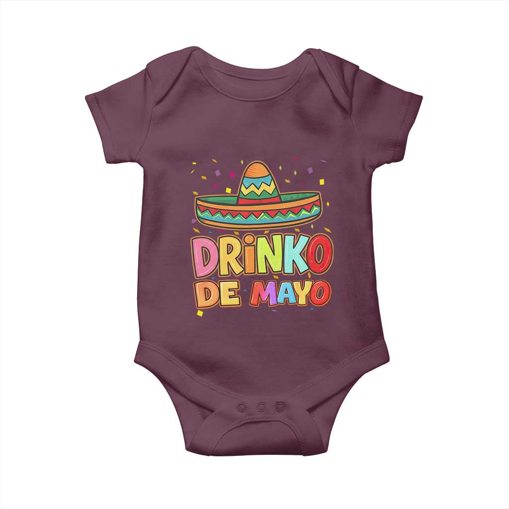 Funny Cinco De Mayo Day Drinking Fiesta Party Baby Onesie Drinko De Mayo