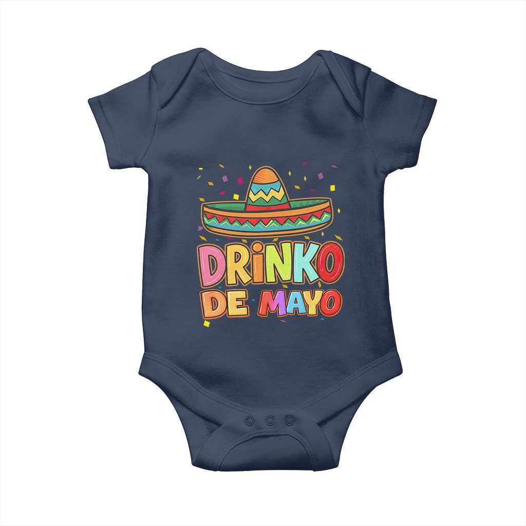 Funny Cinco De Mayo Day Drinking Fiesta Party Baby Onesie Drinko De Mayo
