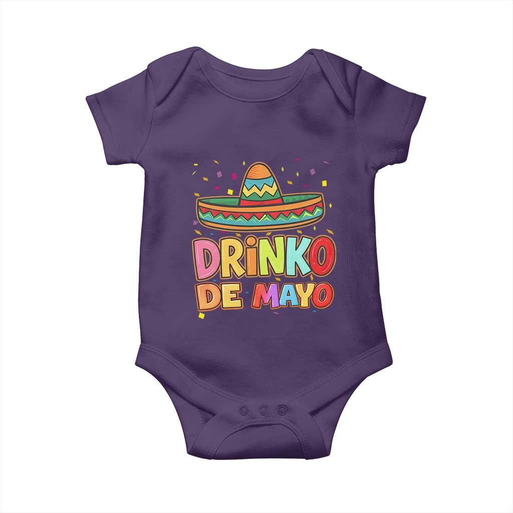 Funny Cinco De Mayo Day Drinking Fiesta Party Baby Onesie Drinko De Mayo