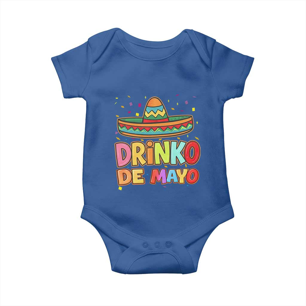 Funny Cinco De Mayo Day Drinking Fiesta Party Baby Onesie Drinko De Mayo
