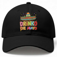 Funny Cinco De Mayo Day Drinking Fiesta Party Baseball Cap Drinko De Mayo