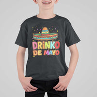Funny Cinco De Mayo Day Drinking Fiesta Party T Shirt For Kid Drinko De Mayo