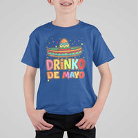 Funny Cinco De Mayo Day Drinking Fiesta Party T Shirt For Kid Drinko De Mayo