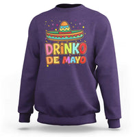 Funny Cinco De Mayo Day Drinking Fiesta Party Sweatshirt Drinko De Mayo