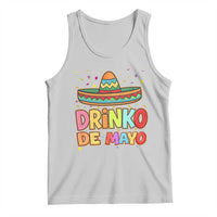 Funny Cinco De Mayo Day Drinking Fiesta Party Tank Top Drinko De Mayo