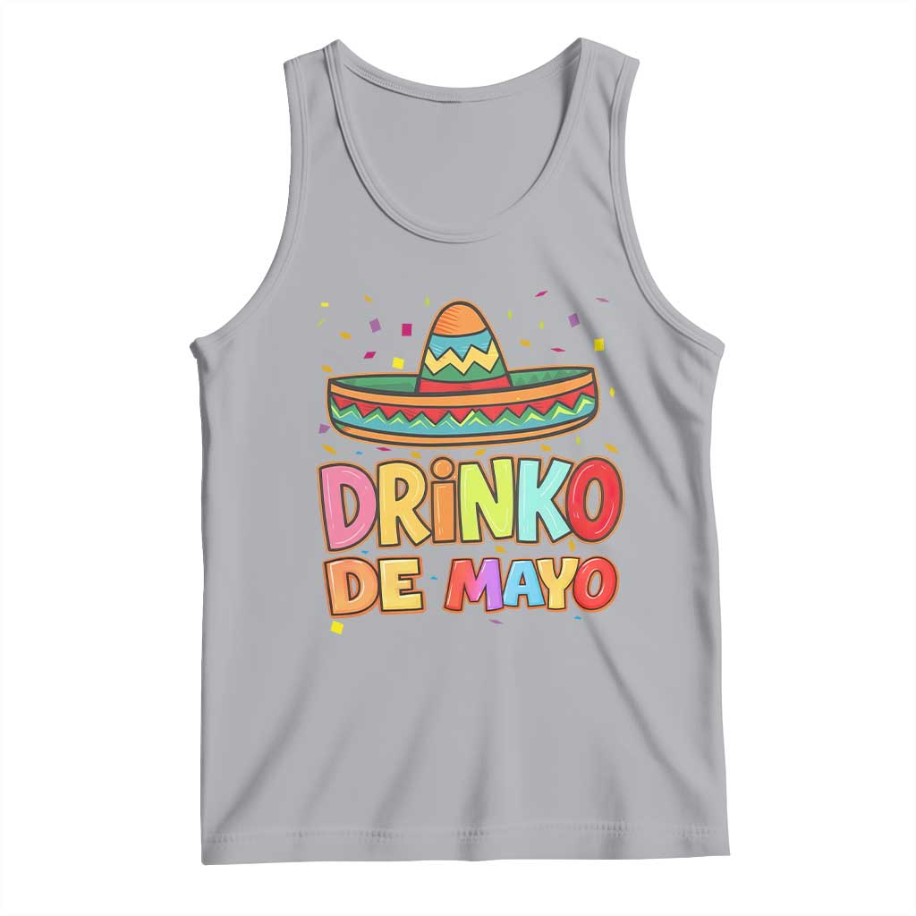 Funny Cinco De Mayo Day Drinking Fiesta Party Tank Top Drinko De Mayo