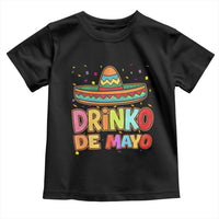 Funny Cinco De Mayo Day Drinking Fiesta Party Toddler T Shirt Drinko De Mayo