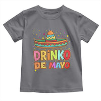 Funny Cinco De Mayo Day Drinking Fiesta Party Toddler T Shirt Drinko De Mayo