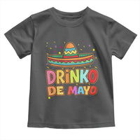 Funny Cinco De Mayo Day Drinking Fiesta Party Toddler T Shirt Drinko De Mayo